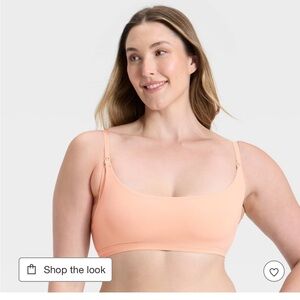 NWT Auden luxe stretch unlined nursing bralette, size M